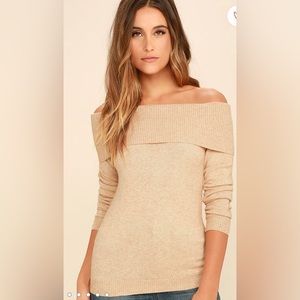 Lulus That What Friends Are For Sweater Medium